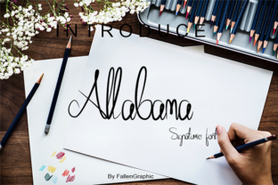 Allabama: A Script Font That Elevates Design with Elegance and Modernity