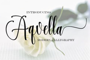 Aqvella: A Modern Calligraphy Font for Every Purpose