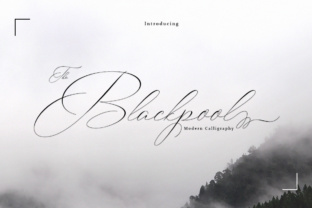 Blackpool: A Modern Script Font for Elegant Design
