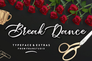Break Dance: A Modern Calligraphy Font