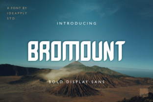Bromount: A Sleek and Versatile Sans Serif Font