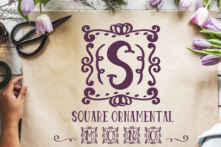 Designing Unique Monograms with Square Ornamental Monogram