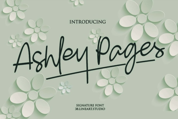 Discover the Elegance of Ashley Pages: A Versatile Script Font for Every Design