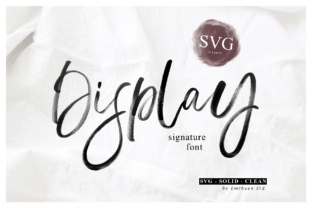 Display and The Display Signature: A Unique SVG Font for Creative Projects