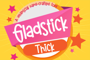 Gladstick Thick: A Bold and Whimsical Font for Creative Expression