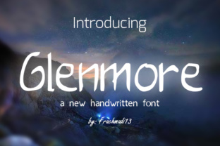 Glenmore: A Handwritten Font for Creative Expression
