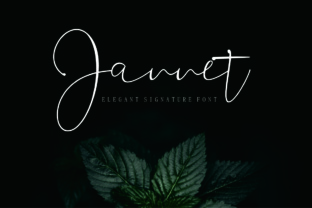 Jannet: Elegant Signature Font
