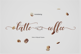 Latte Coffee: A Modern Calligraphy Font for Stylish Designs