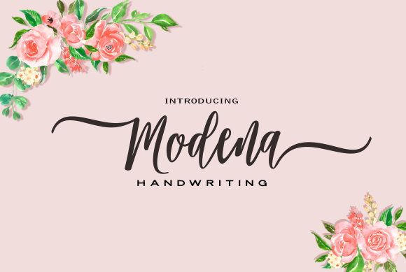 Modena: A Handwriting Font with Character and Purpose