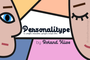 Personalitype: A Versatile Variable Upright Script for Professional Design