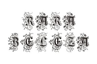 Rara Beleza: A Timeless Display Font for Antique-Inspired Projects