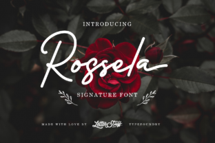 Rossela: A Signature Font with Elegant Handwritten Charm