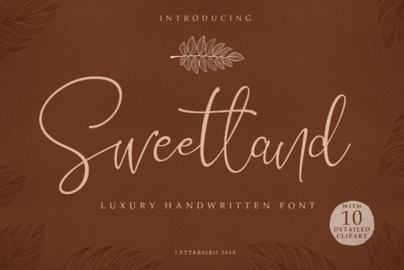 Sweetland Script: A Luxurious Handwritten Font for Creative Projects