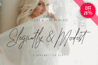 The Elegantly Modest Duo: A Handwritten Font for Modern Design