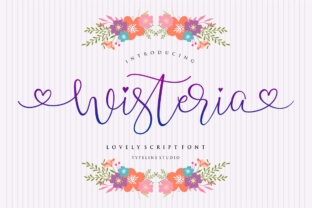 The Wisteria Script: A Handwritten Font for Modern Elegance
